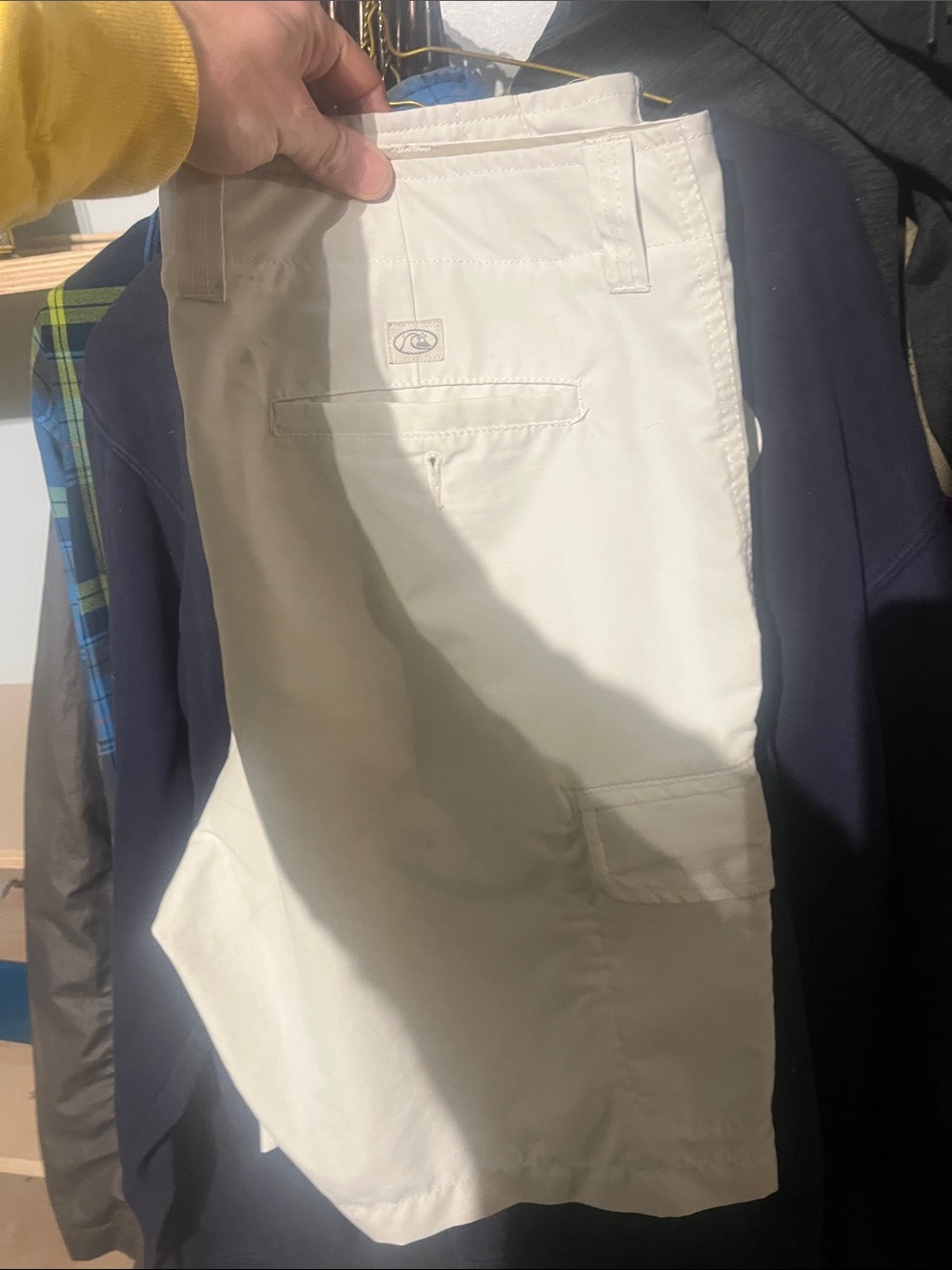 Quicksilver edition, the Men's Cream Chino Pants - Casual Tailored Fit shorts